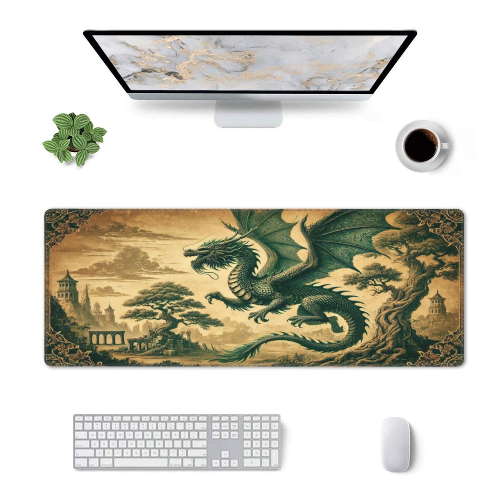 Amazon.com: Dragon Mouse Pad XL Large Mousepad Non Slip Rubber